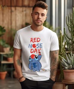 Red nose day Stitch cartoon character shirt