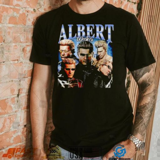 Resident Evil video games Albert Wesker character shirt