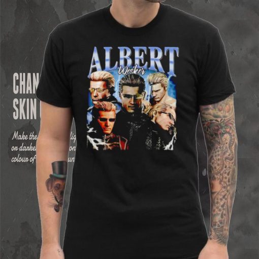 Resident Evil video games Albert Wesker character shirt