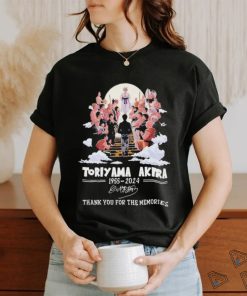 Rest In Peace Toriyama Akira 1955 2024 Thank You For The Memories Signature Shirt