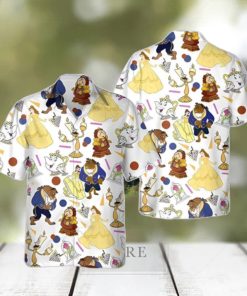 Retro 90s Beauty And The Beast Disneyland Family Hawaiian Shirt Unique Gift