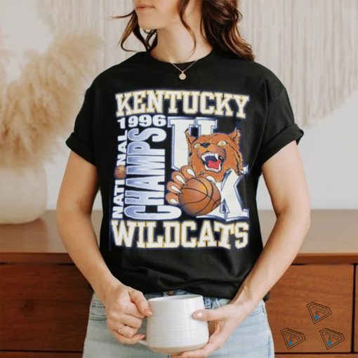 Retro 90s University Kentucky Wildcats Ncaa Champions 1996 Final Four T Shirt