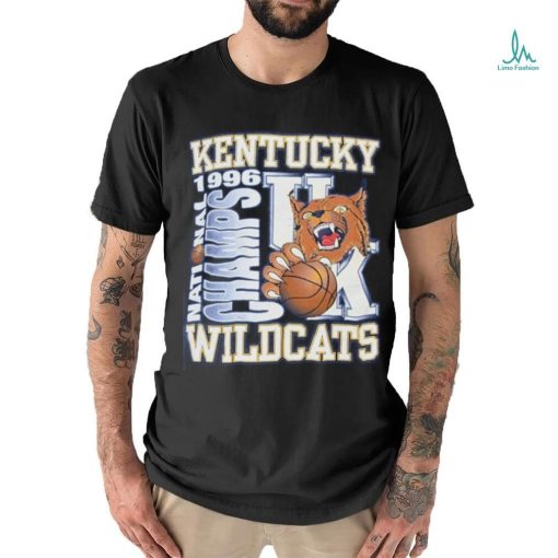 Retro 90s University Kentucky Wildcats Ncaa Champions 1996 Final Four T Shirt