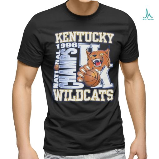 Retro 90s University Kentucky Wildcats Ncaa Champions 1996 Final Four T Shirt