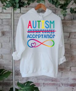 Retro Autism Acceptance Red Instead Autism shirt