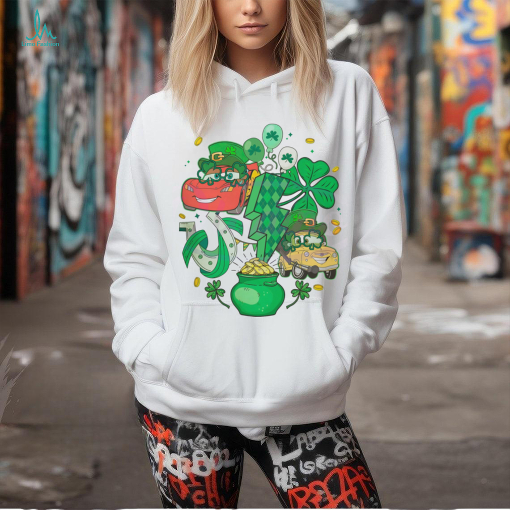 Retro Cars St Patrick Day Lightning Mcqueen shirt Retro Cars St Patrick Day Lightning Mcqueen shirt