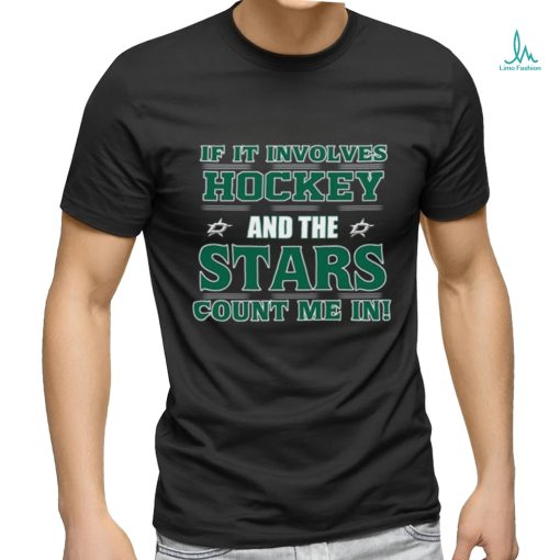 Retro Hockey & Dallas Stars Fan T Shirt