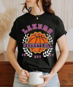 Retro Lakers Basketball 1947 T Shirt