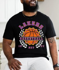 Retro Lakers Basketball 1947 T Shirt