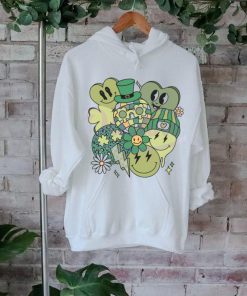 Retro Patricks Day Doodles Smiley Face shirt, hoodie, sweater, long sleeve and tank top Retro Patricks Day Doodles Smiley Face shirt