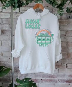 Retro St Patricks Day Felllin Lucky Rainbow shirt