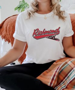 Richmond Flying Squirrels Champion Women's Cropped Raglan Tee shirt