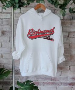Richmond Flying Squirrels Champion Women's Cropped Raglan Tee shirt