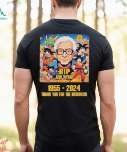 Rip Akira Toriyama 1955 2024 Thank You for the memories T Shirt, hoodie, sweater, long sleeve and tank top Rip Akira Toriyama 1955 2024 Thank You for the memories T Shirt