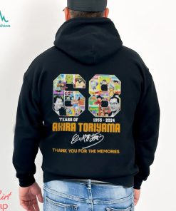 Rip Akira Toriyama 68 Years of 1955 2024 signature shirt, hoodie, sweater, long sleeve and tank top Rip Akira Toriyama 68 Years of 1955 2024 signature shirt