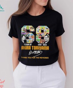 Rip Akira Toriyama 68 Years of 1955 2024 signature shirt, hoodie, sweater, long sleeve and tank top Rip Akira Toriyama 68 Years of 1955 2024 signature shirt
