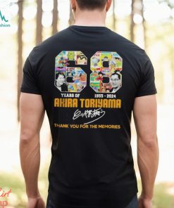 Rip Akira Toriyama 68 Years of 1955 2024 signature shirt, hoodie, sweater, long sleeve and tank top Rip Akira Toriyama 68 Years of 1955 2024 signature shirt