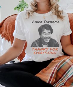 Rip Akira Toriyama Thanks for Everything Shirt, hoodie, sweater, long sleeve and tank top Rip Akira Toriyama Thanks for Everything Shirt