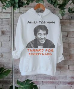 Rip Akira Toriyama Thanks for Everything Shirt, hoodie, sweater, long sleeve and tank top Rip Akira Toriyama Thanks for Everything Shirt