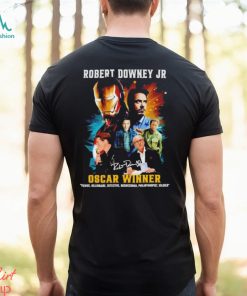 Robert Downey Jr signature Oscar winner shirt