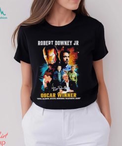 Robert Downey Jr signature Oscar winner shirt