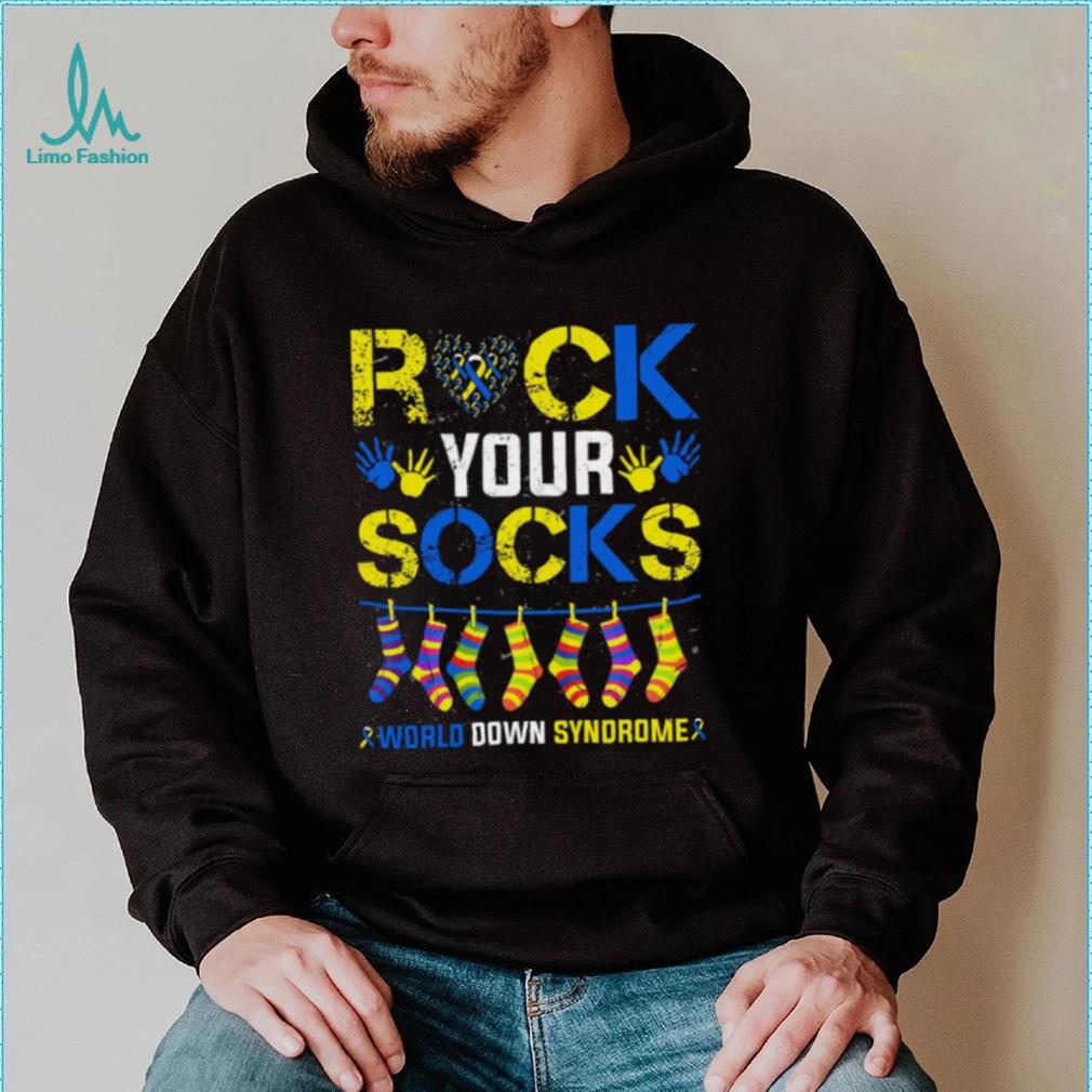 Rock Your Socks World Down Syndrome Awareness T Shirt Rock Your Socks World Down Syndrome Awareness T Shirt