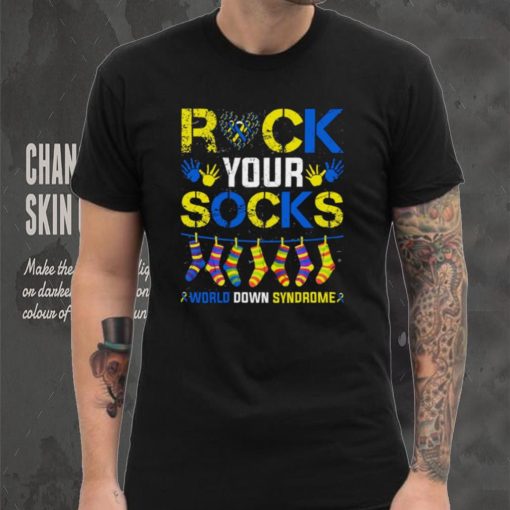 Rock Your Socks World Down Syndrome Awareness T Shirt