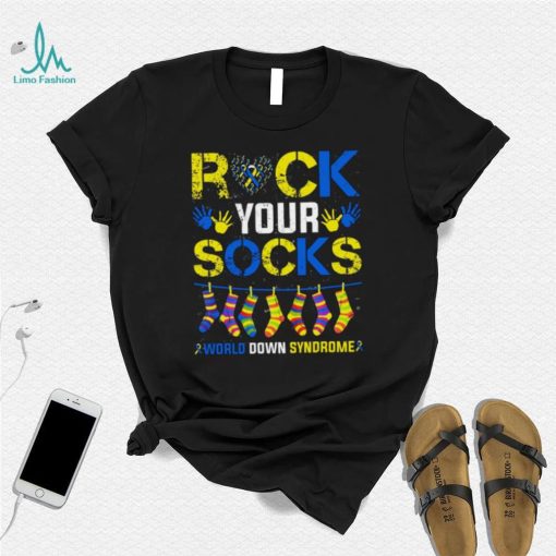 Rock Your Socks World Down Syndrome Awareness T Shirt