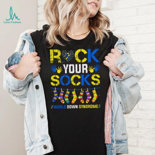 Rock Your Socks World Down Syndrome Awareness T Shirt
