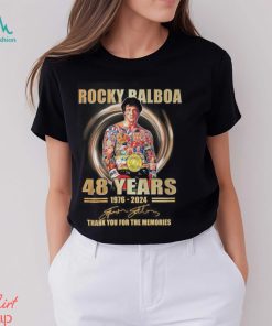 Rocky Balboa Thank You For The Memories T Shirt