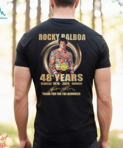 Rocky Balboa Thank You For The Memories T Shirt