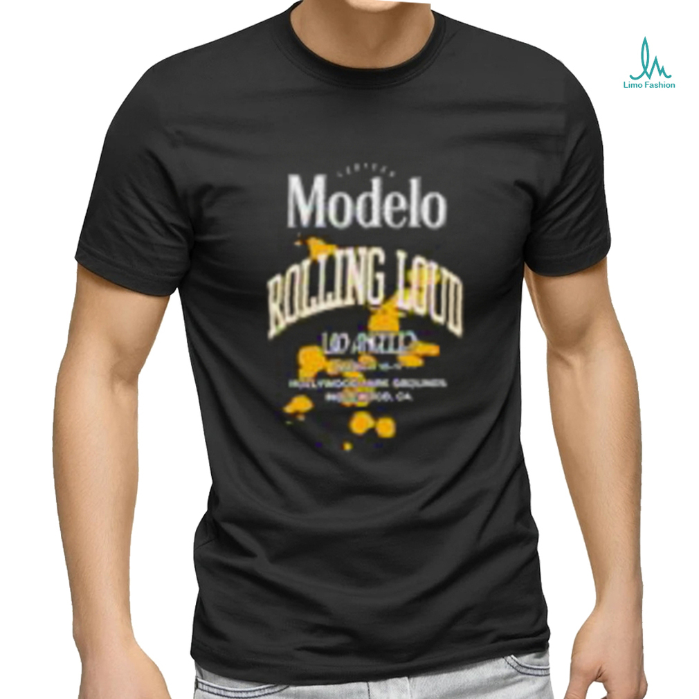 Rolling Loud Modelo X Rl La 24 Modelo Time Black Po Crewneck shirt Rolling Loud Modelo X Rl La 24 Modelo Time Black Po Crewneck shirt