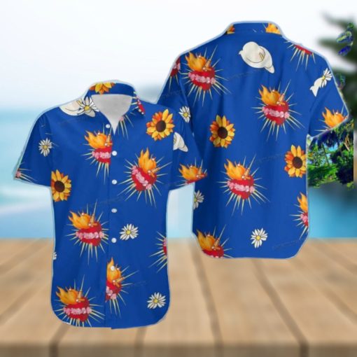 Romeo And Juliet Sacred Heart Button Up Hawaiian Shirt Best Gift