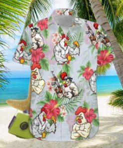 Rooster Fighter Hawaiian Shirt