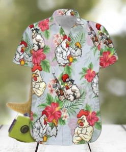 Rooster Fighter Hawaiian Shirt