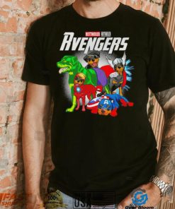 Rottweiler Rottweiler dogs Rvengers team heroes cartoon shirt