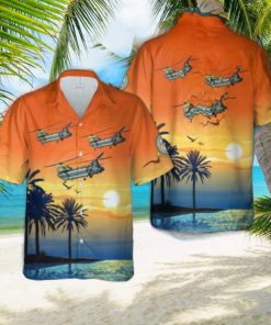 Royal Air Force 27 Squadron Boeing Chinook HC2 (352) 100 Years Hawaiian Shirt Beach Shirt For Men Women