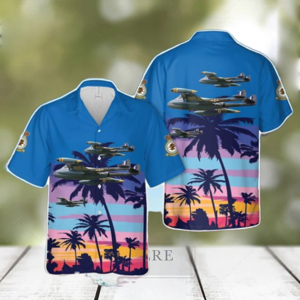 Royal Air Force No. 11 Squadron RAF de Havilland Venom WK436 Hawaiian Shirt Beach Shirt For Men Woemn Royal Air Force No. 11 Squadron RAF de Havilland Venom WK436 Hawaiian Shirt Beach Shirt For Men Woemn