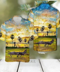 Royal Air Force SEPECAT Jaguar GR.1A XX116 of No. 16(R) Squadron at IAT, 1995 Hawaiian Shirt Beach Shirt For Men Women