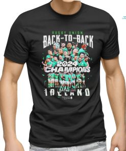 Rugby Union Back To Back 2024 Champions Ireland Rugby Six Nation Grand Slam Shirt