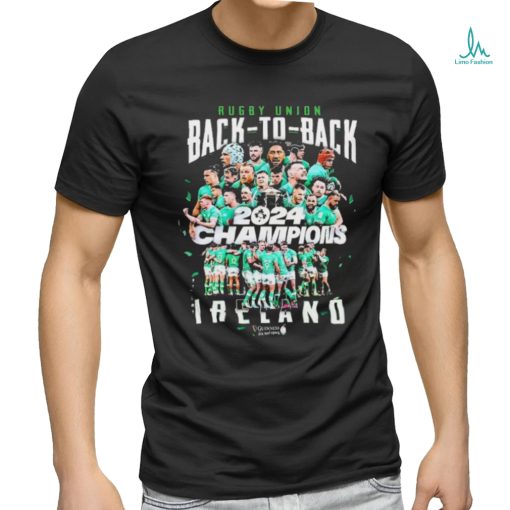 Rugby Union Back To Back 2024 Champions Ireland Rugby Six Nation Grand Slam Shirt