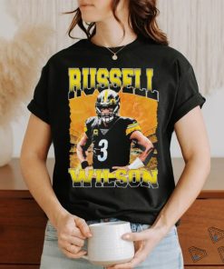 Russell Wilson Pittsburgh Steelers Football Stadium Images T shirt