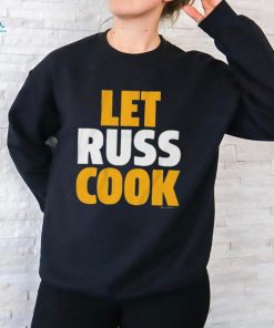 Russell Wilson Pittsburgh Steelers Let Russ Cook Shirt