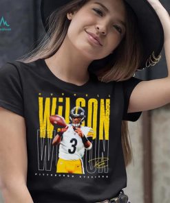 Russell Wilson Pittsburgh Steelers signature shirt