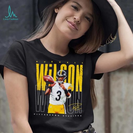 Russell Wilson Pittsburgh Steelers signature shirt