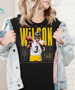 Russell Wilson Pittsburgh Steelers signature shirt