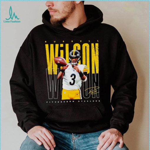 Russell Wilson Pittsburgh Steelers signature shirt