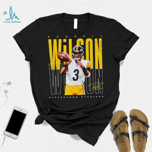 Russell Wilson Pittsburgh Steelers signature shirt