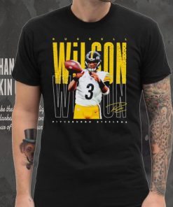 Russell Wilson Pittsburgh Steelers signature shirt