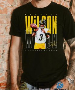 Russell Wilson Pittsburgh Steelers signature shirt